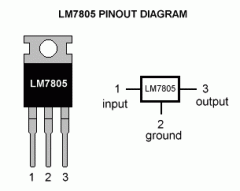 Lm7805 pinout diagram
